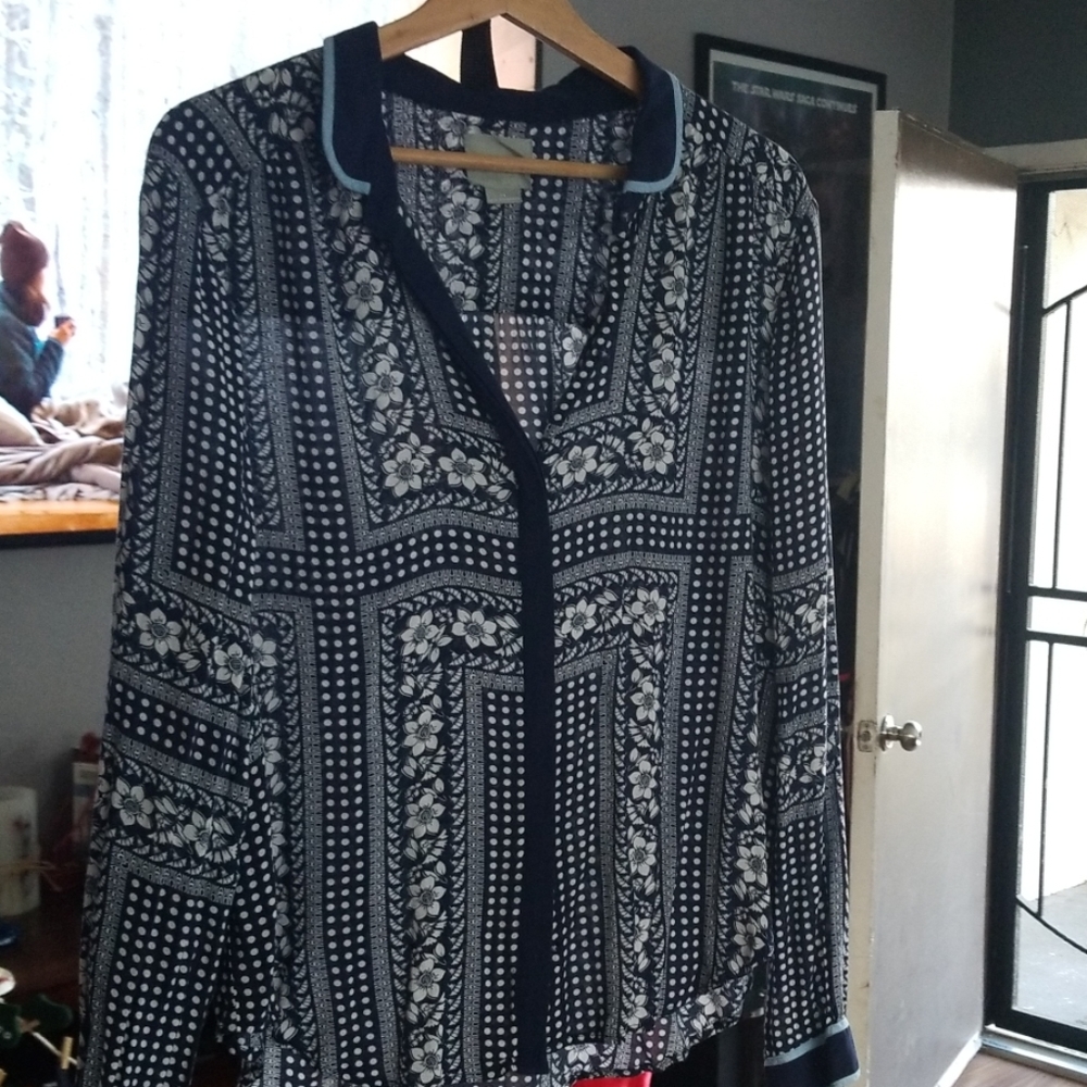 Maeve button down blouse.